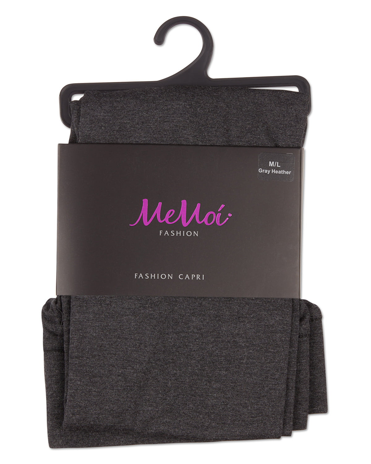 Women's Comfort Cotton Capri Lightweight Leggings : Color: Black