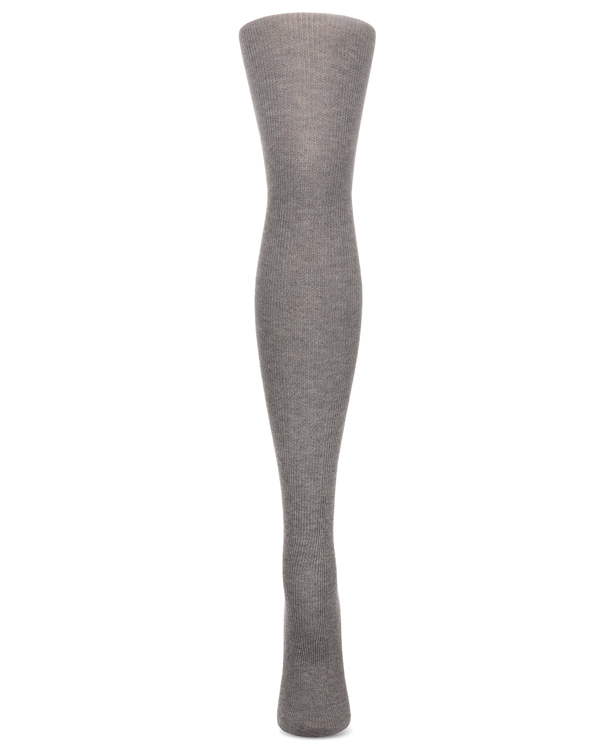 Natori Regent Rib Knit Sweater Tights : Color: Medium Gray Heather