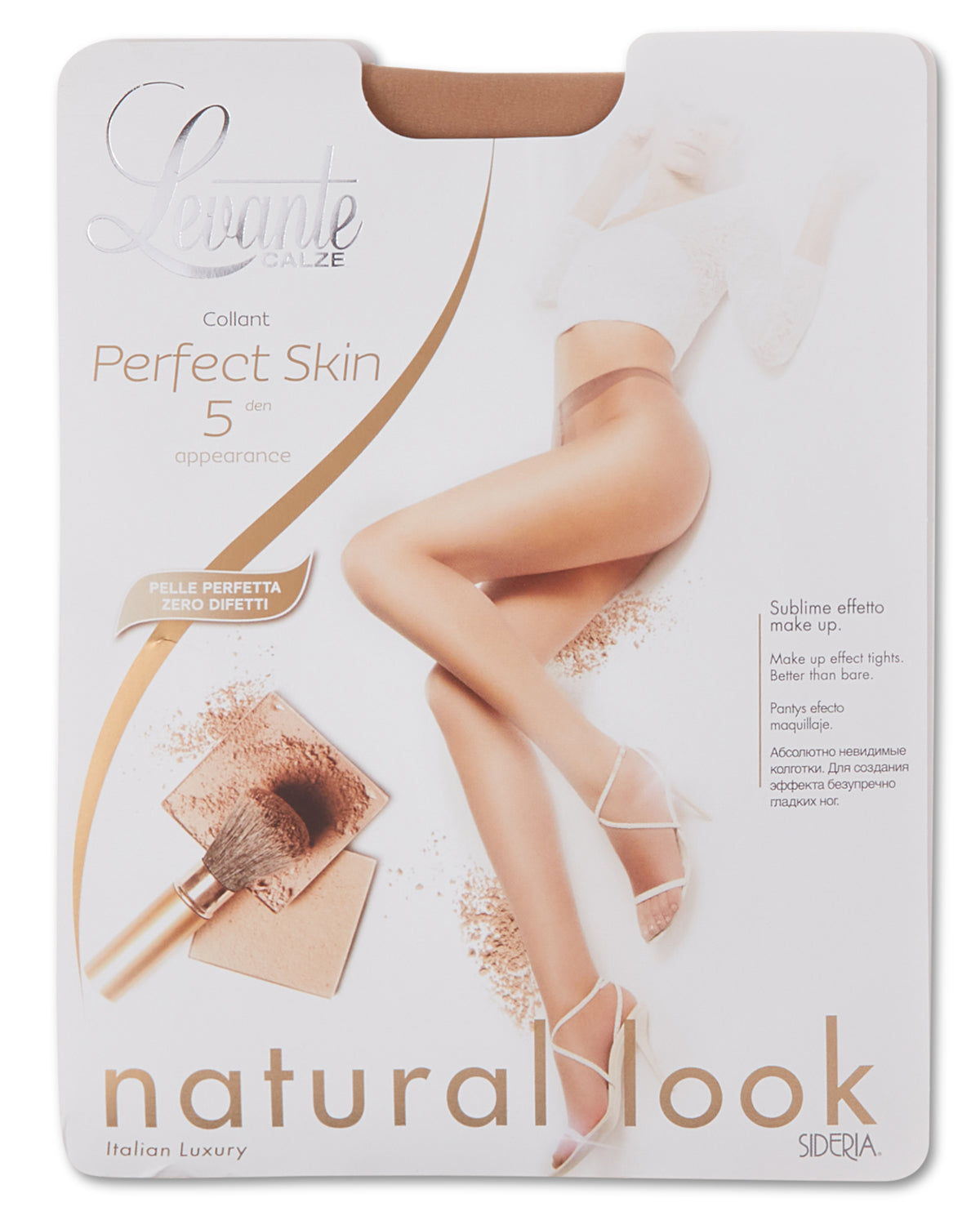 Levante 5 Denier Ultra-Sheer Control Top Tights : Color: Naturel