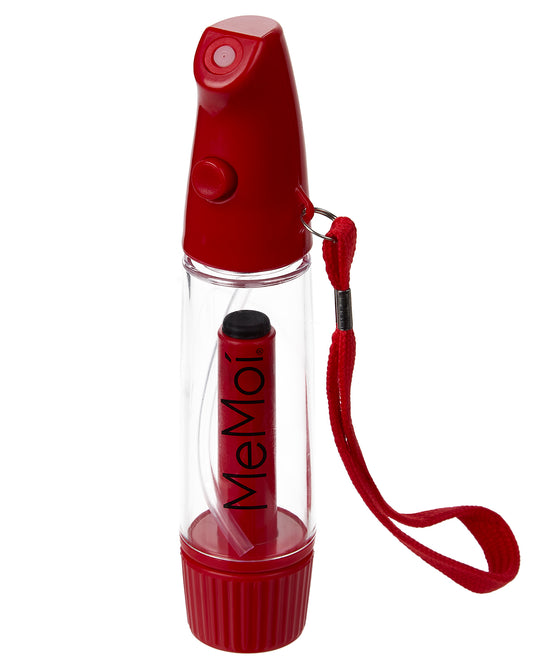 MeMoi Branded Cooling Handheld Spray Mister : Color: Red