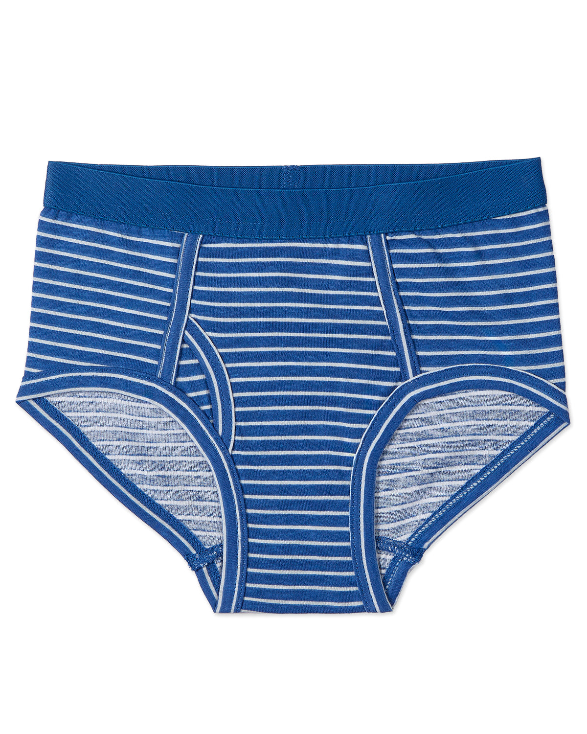 5 Pair Boys "Out Of The Blue" Cotton Rich Briefs : Color: Blue Multi