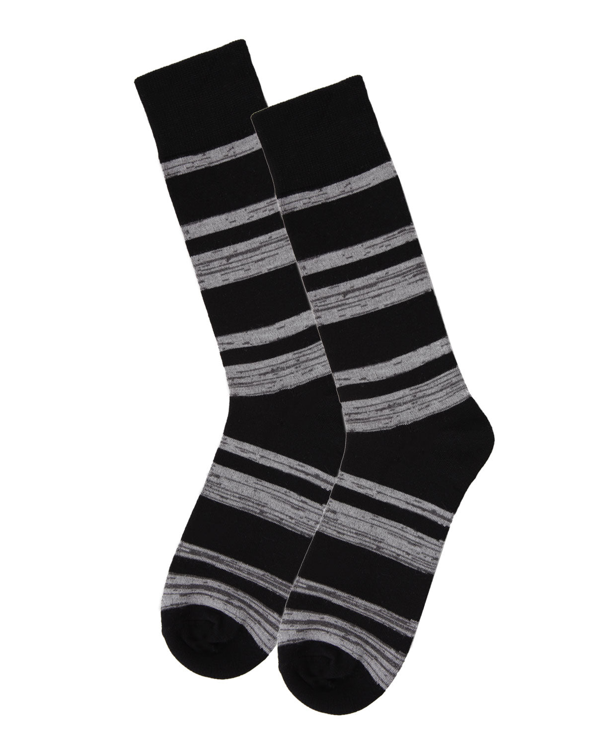 Men's 2 Pair Pack Billiard Ball Bamboo Blend Crew Socks : Color: Black