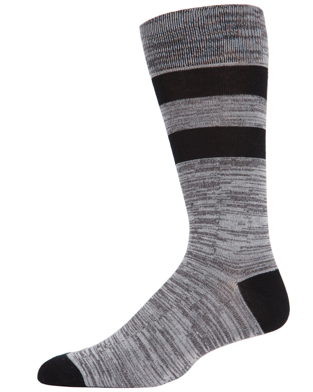 Men's 2 Pair Pack Novelty Pizza Time Crew Socks : Color: Black