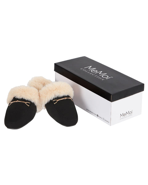 Women's The Brixton Mule Faux-Fur Lined Loafer Slippers