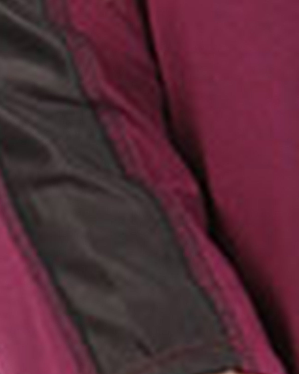 Women's Satin Trim Three-Quarter Sleeve Extra-Long Nightshirt : Color: Aubergine