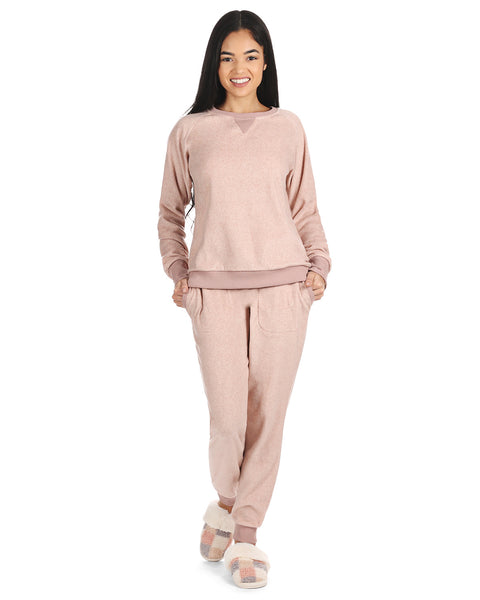 Fleece jogger 2025 set womens