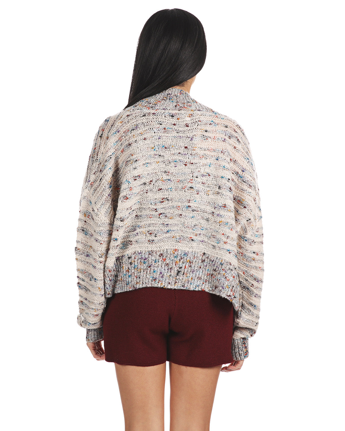 Women's Multicolor Lightweight Sweater Knit Shrug : Color: Multi