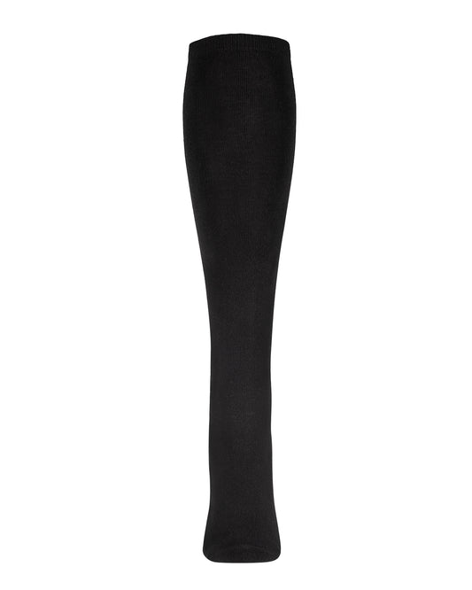 Women's Bamboo Blend Terry Sole Breathable Knee High Sock : Color: Black