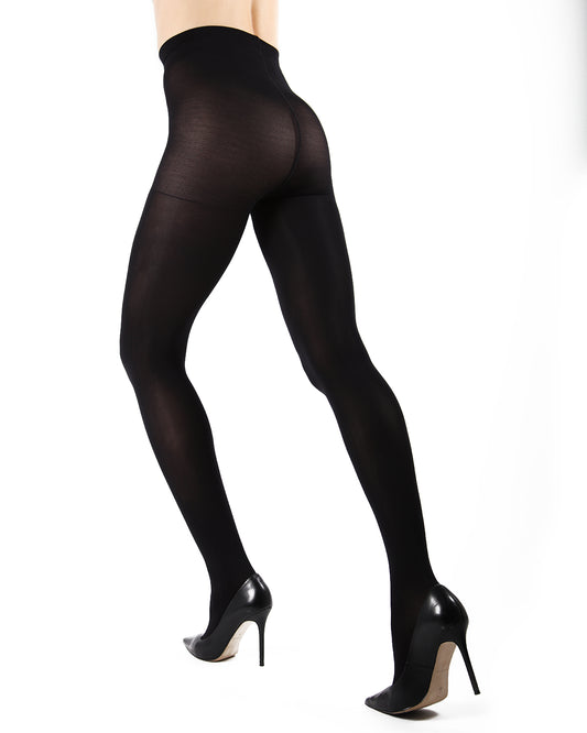 Women's Super-Soft Evolution 80 Denier Control Top Tights : Color: Nero