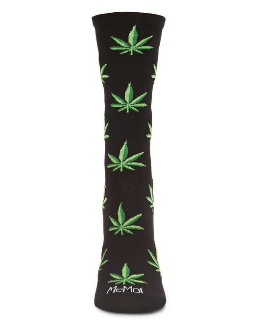 Me & Mary Jane Bamboo Blend Crew Socks : Color: Black