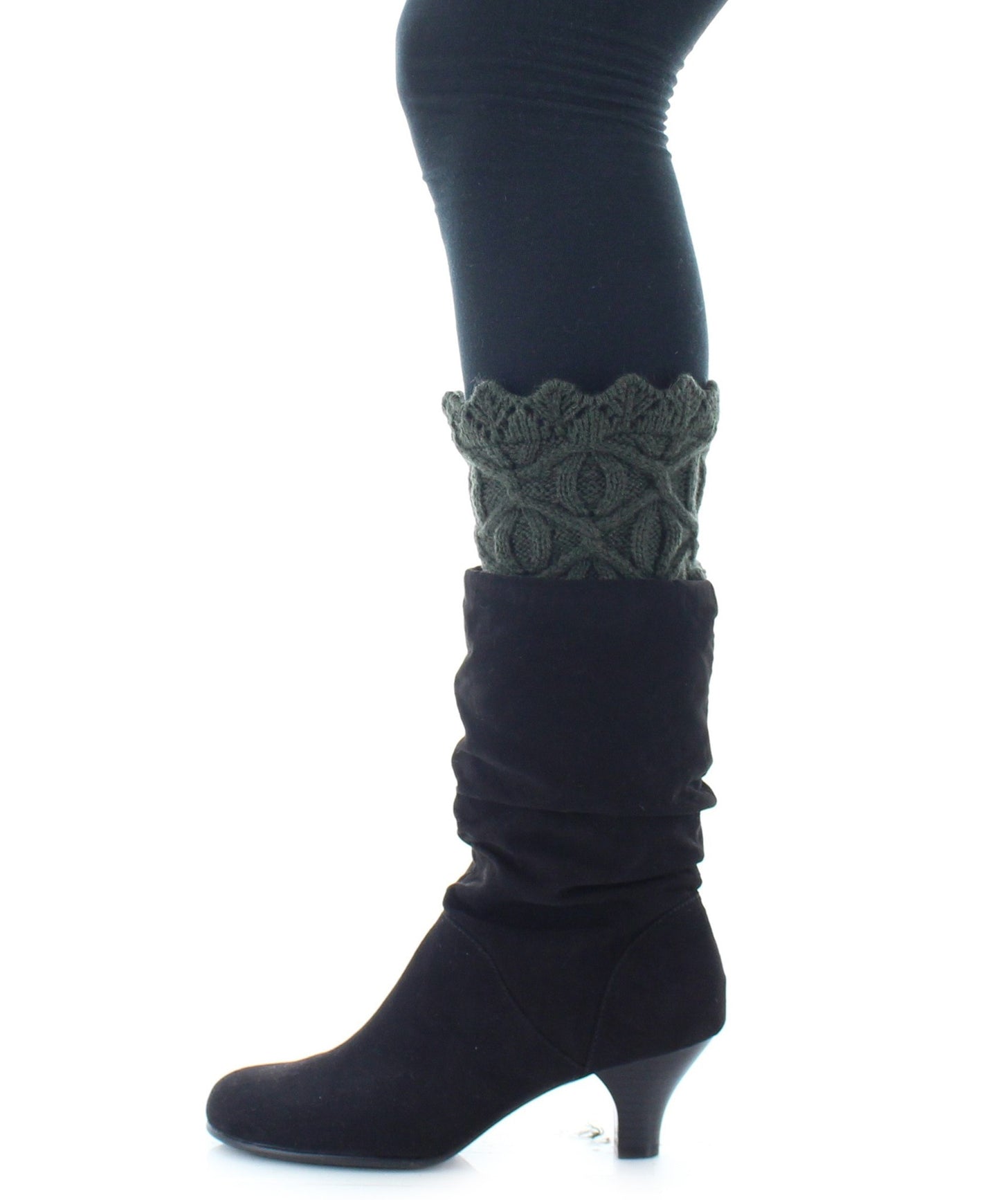 Beholder Eye Knit Boot Toppers : Color: Cypress