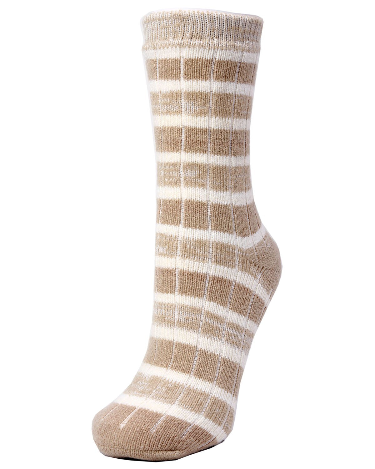 Fireside Dual Layer Buttersoft Crew Sock : Color: Tannin