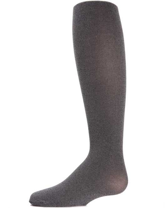 Heavenly Heather Girls Opaque Tights : Color: Gray