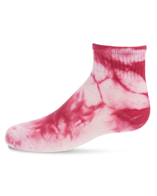 Tie Dye Mid-Cut Cotton Blend Socks 3-Pack : Color: Bright Multi
