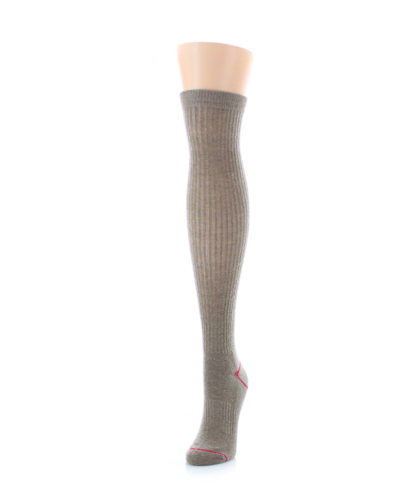 Vertical Basics Wool Half Cushioned Knee High Sock : Color: Fossil