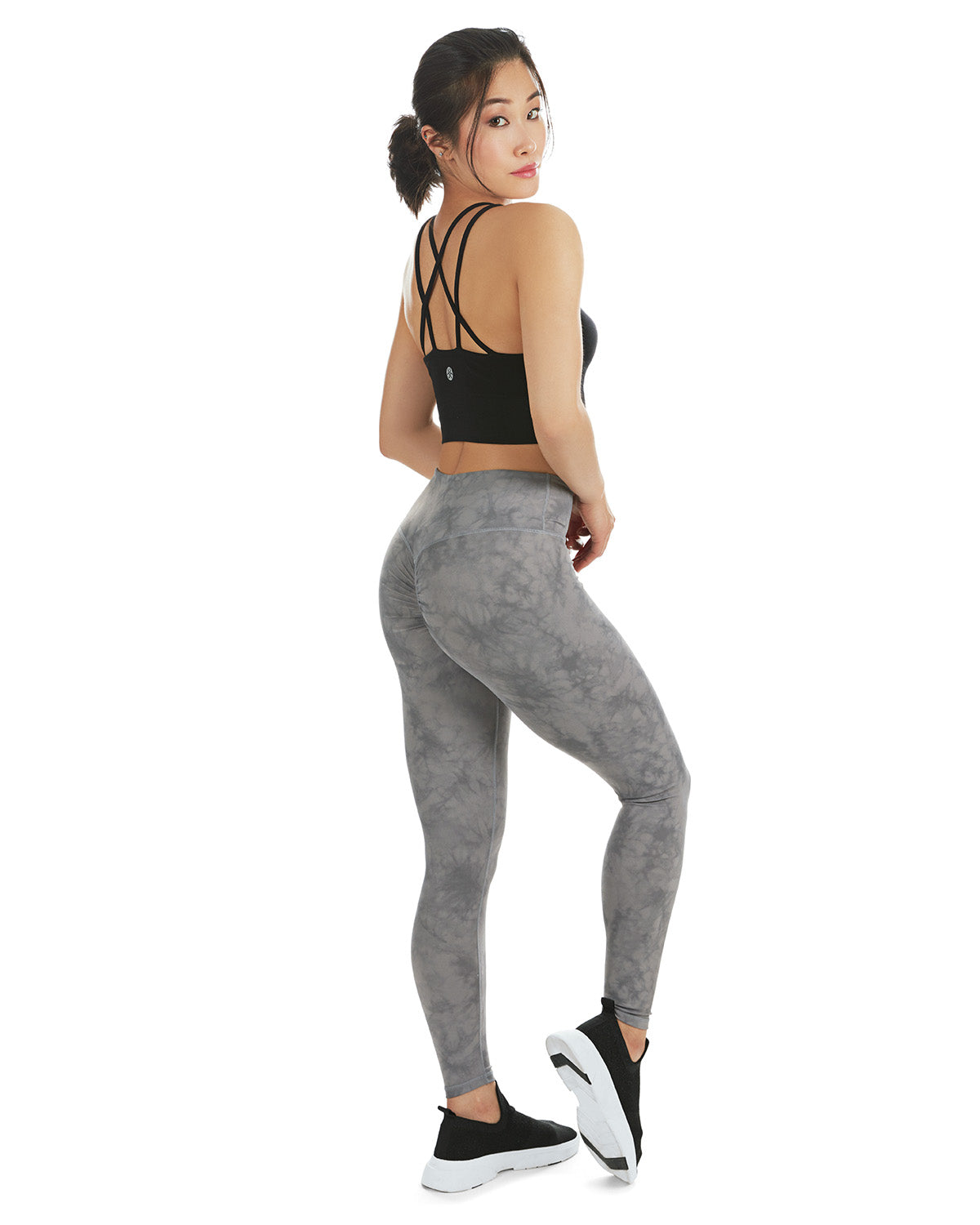 Tie Dye Print Scrunch Butt Stitch Athletic Legging – MeMoi