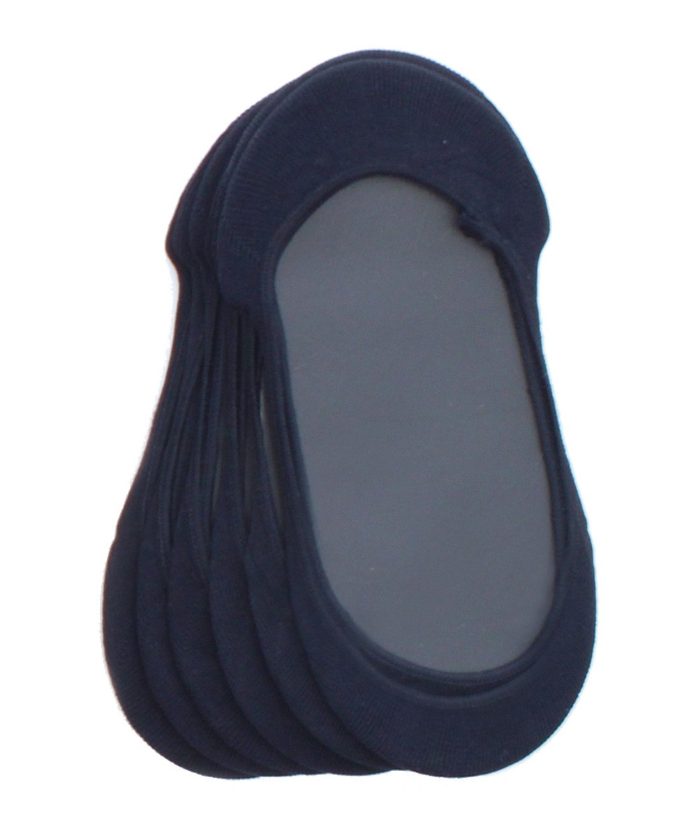 Ballerina Micro Foot Liners 6 Pack : Color: Black