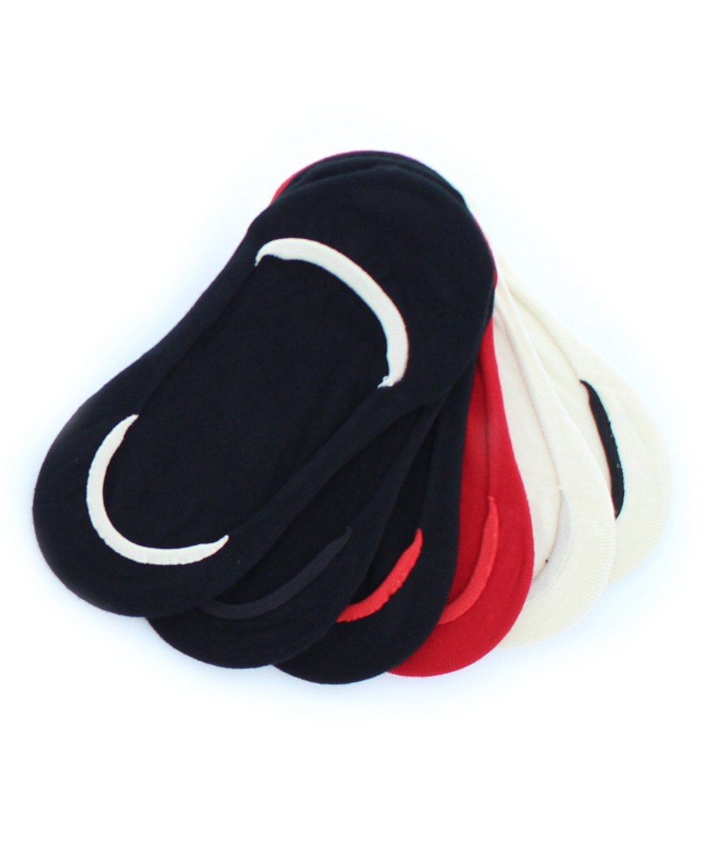 Microfiber High-Cut Shoe Liners 5 Pack : Color: Black