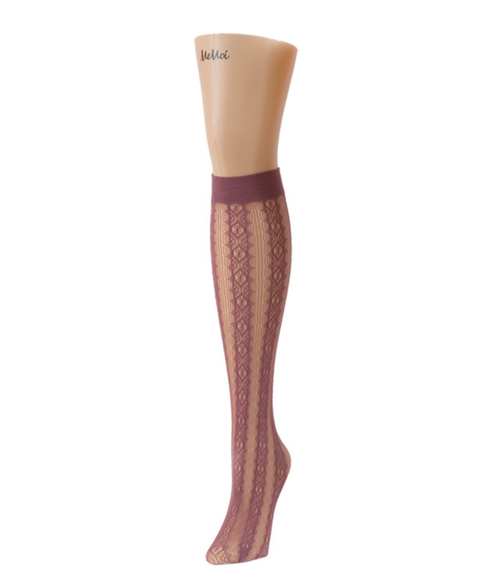 Women's Infinite X Knee High Trouser Socks : Color: Tulipwood