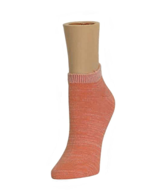 Gradient Shades Soft-Fit Cotton-Rich Low Cut Socks : Color: Fusion Coral