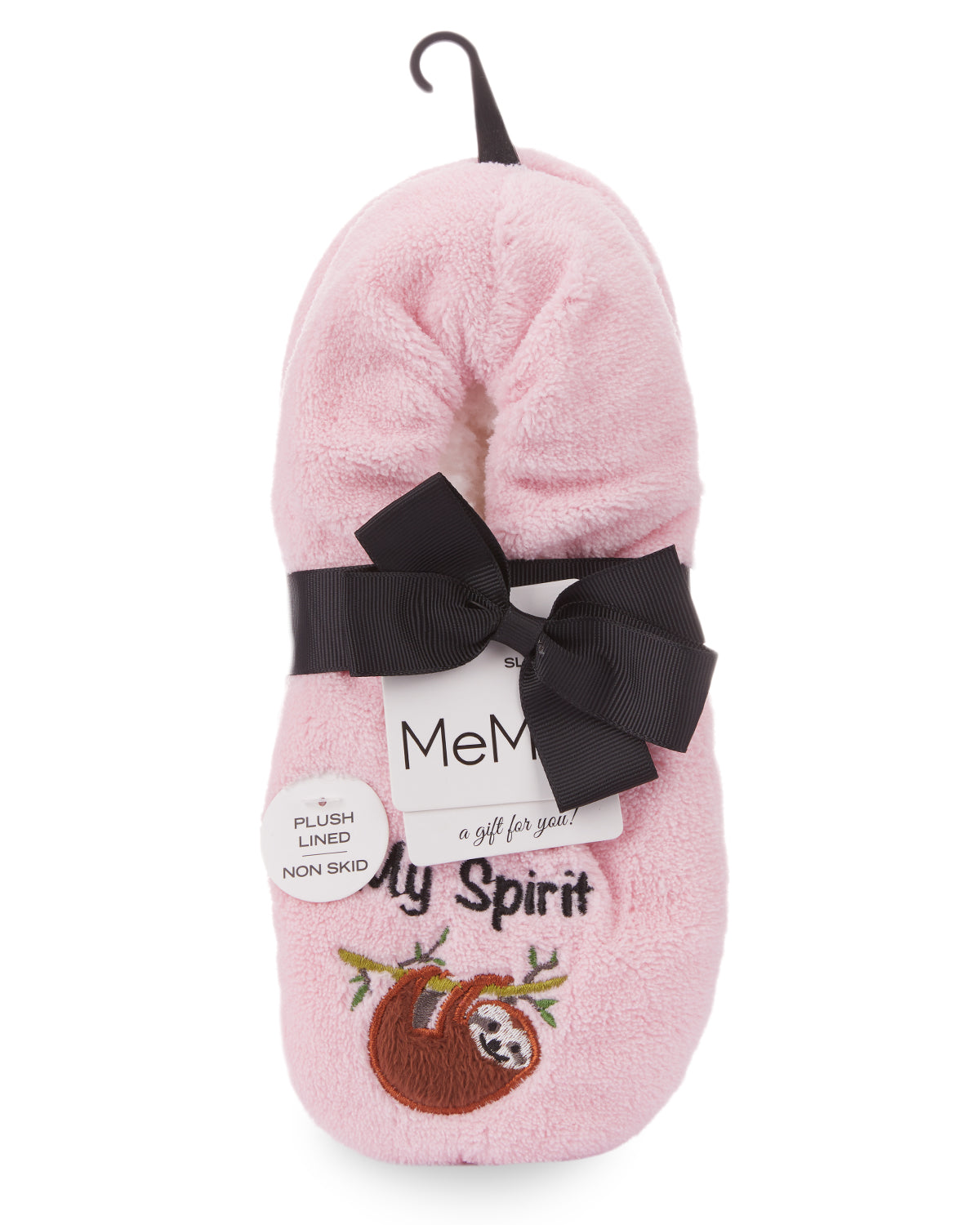 Women's My Spirit Animal Sherpa Lined Slippers : Color: Blush