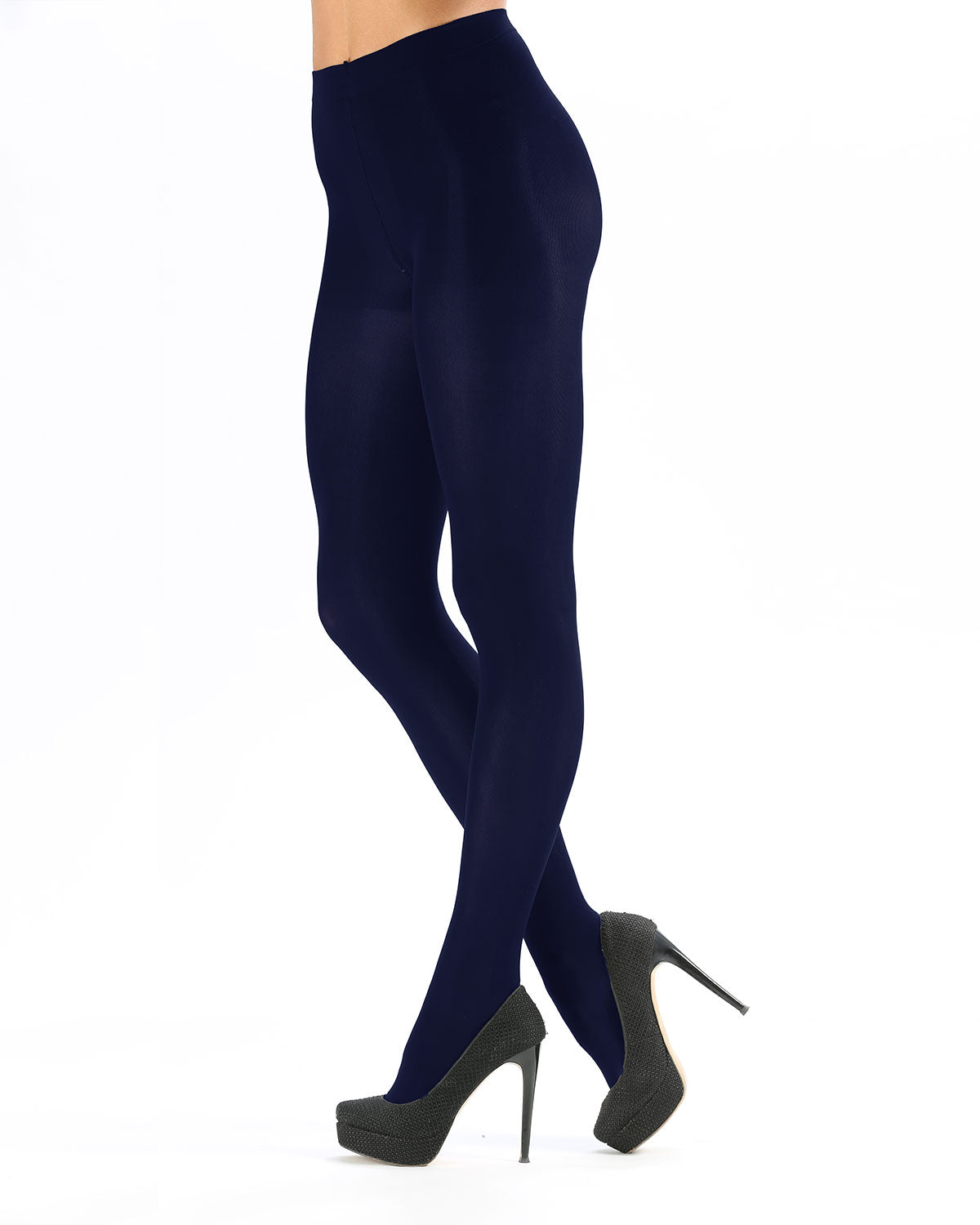 Women's Levante Opaque Double Layer Microfiber Tights : Color: Blumarine