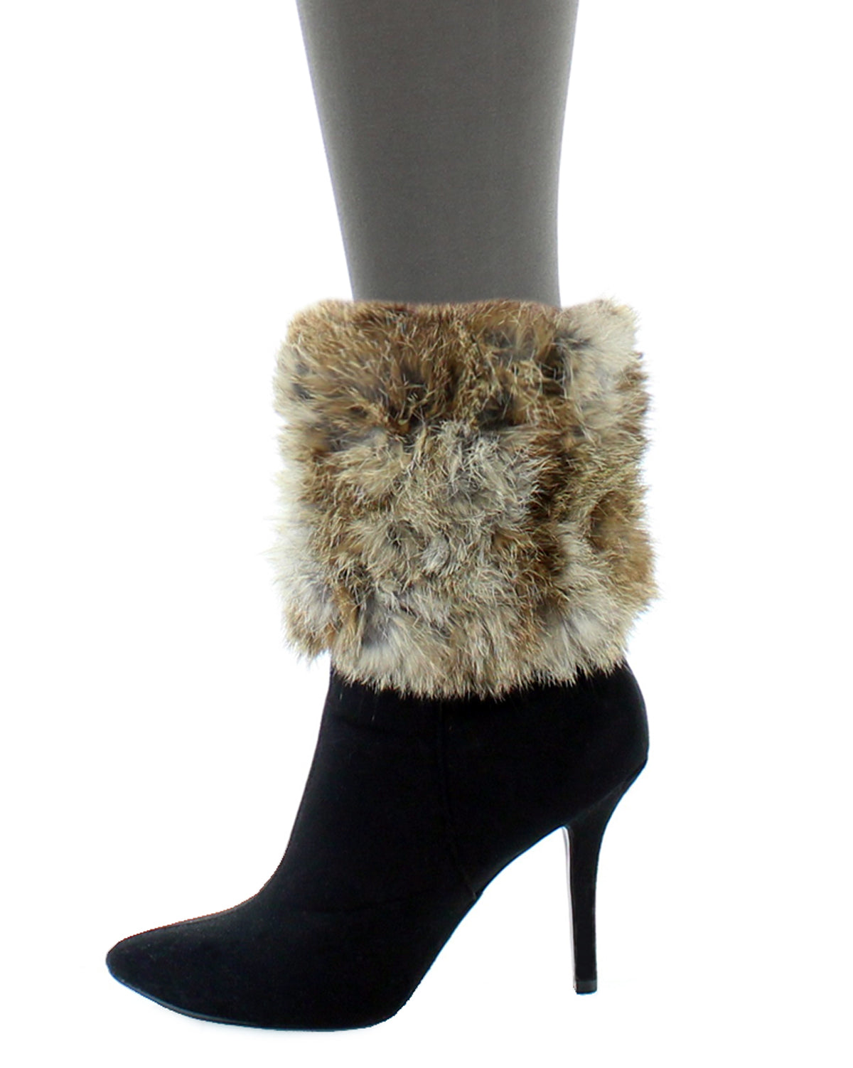 Natori Simple Rabbit Fur Women's Boot Toppers : Color: Naturel