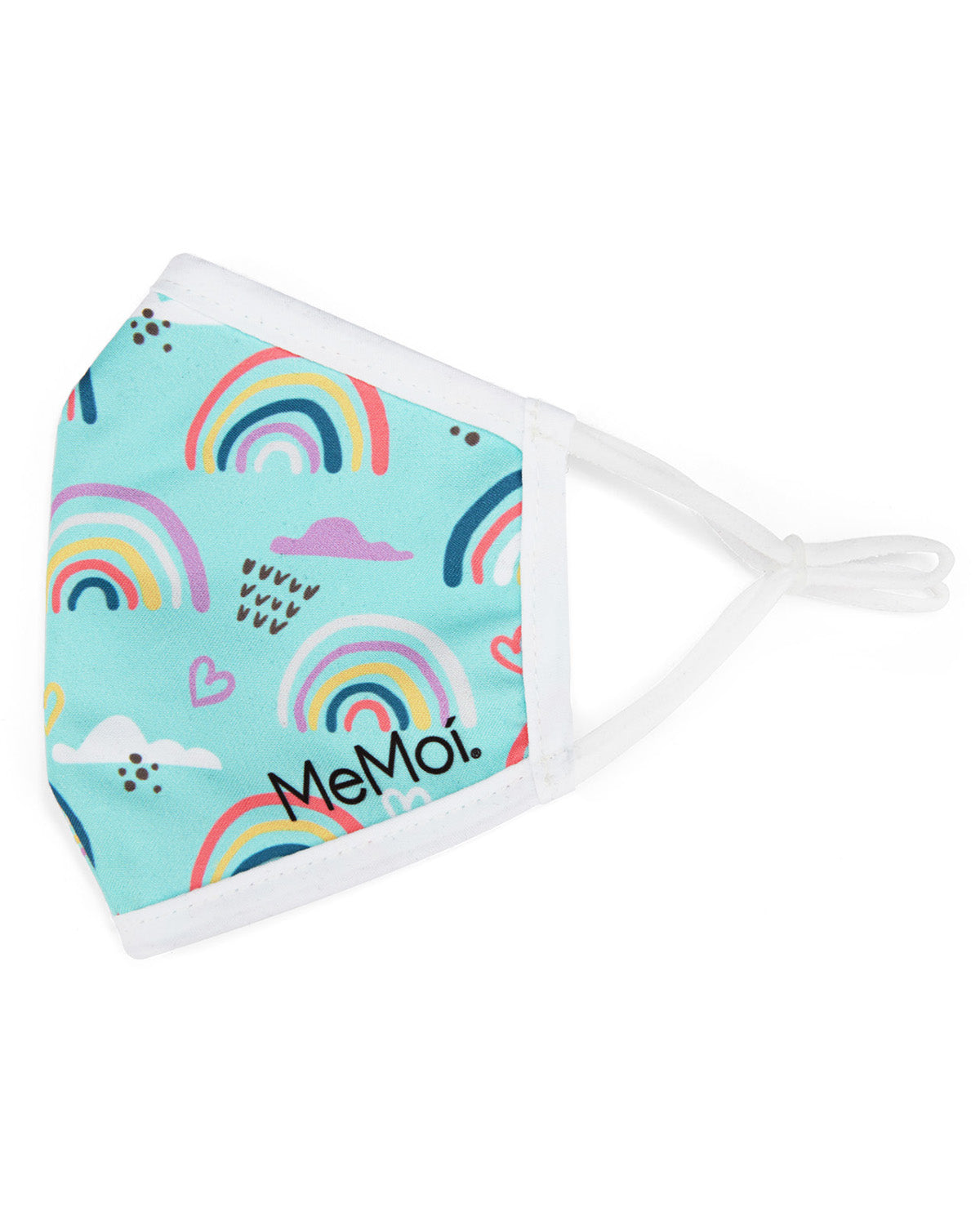 Rainbows Kids Unisex Face Covering : Color: Aqua