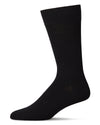 Men's Solid Luxuriously Soft Cashmere Crew Socks : Color: Black