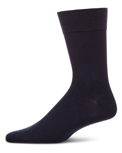 Men's Solid Luxuriously Soft Cashmere Crew Socks