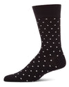 Men's Mini-Dot Cashmere-Blend Fine-Gauge Knit Crew Socks