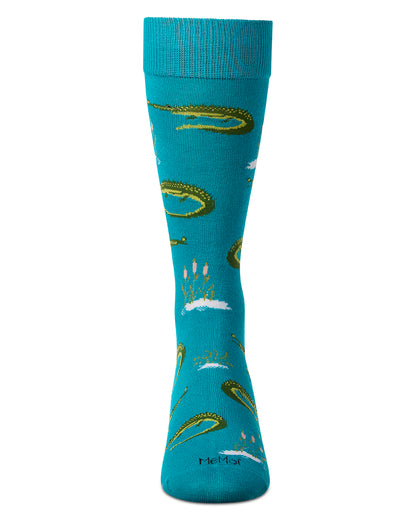 Men's Alligators Bamboo Crew Socks
