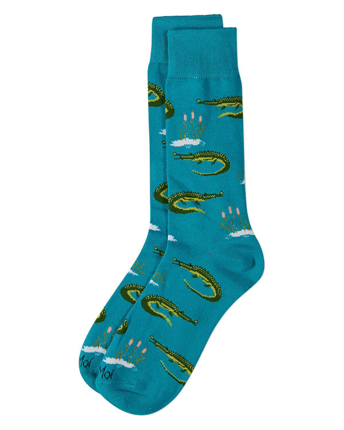 Men's Alligators Bamboo Crew Socks