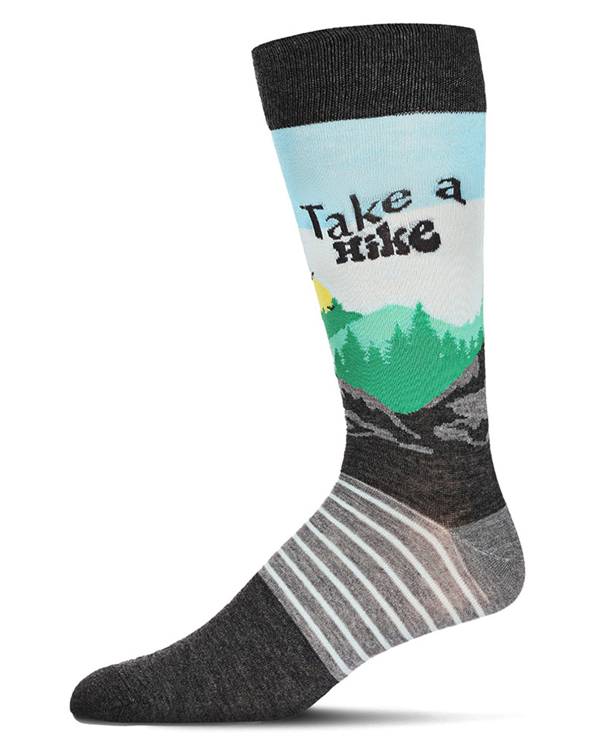 Men's Take A Hike Bamboo Crew Socks