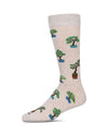 Men's Bonsai Bamboo Crew Socks : Color: Ivory Heather