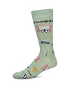 Men's Soccer Bamboo Crew Socks : Color: Moss