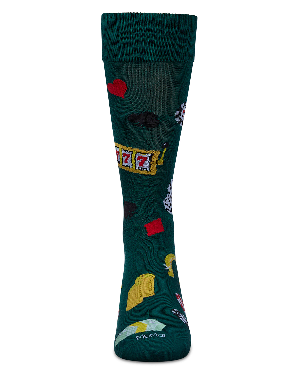 Men's Win Big Rayon From Bamboo Crew Socks : Color: Rain Forest