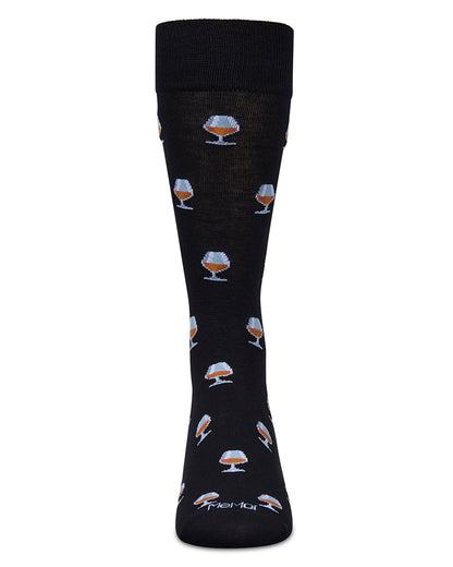 Men's Brandy Rayon From Bamboo Crew Socks : Color: Black