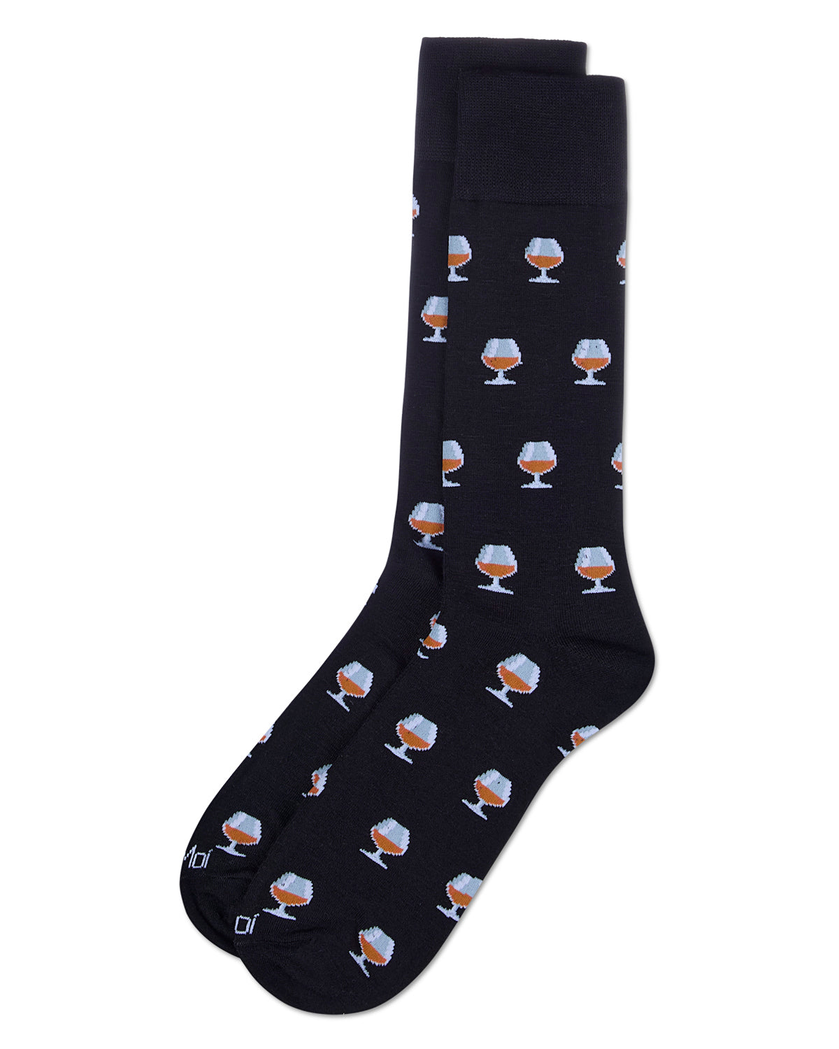 Men's Brandy Rayon From Bamboo Crew Socks : Color: Black