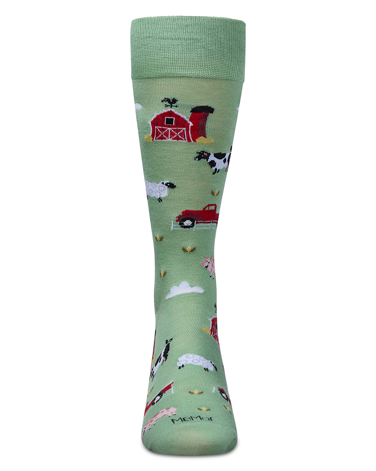 Men's Farmland Rayon From Bamboo Crew Socks : Color: Moss