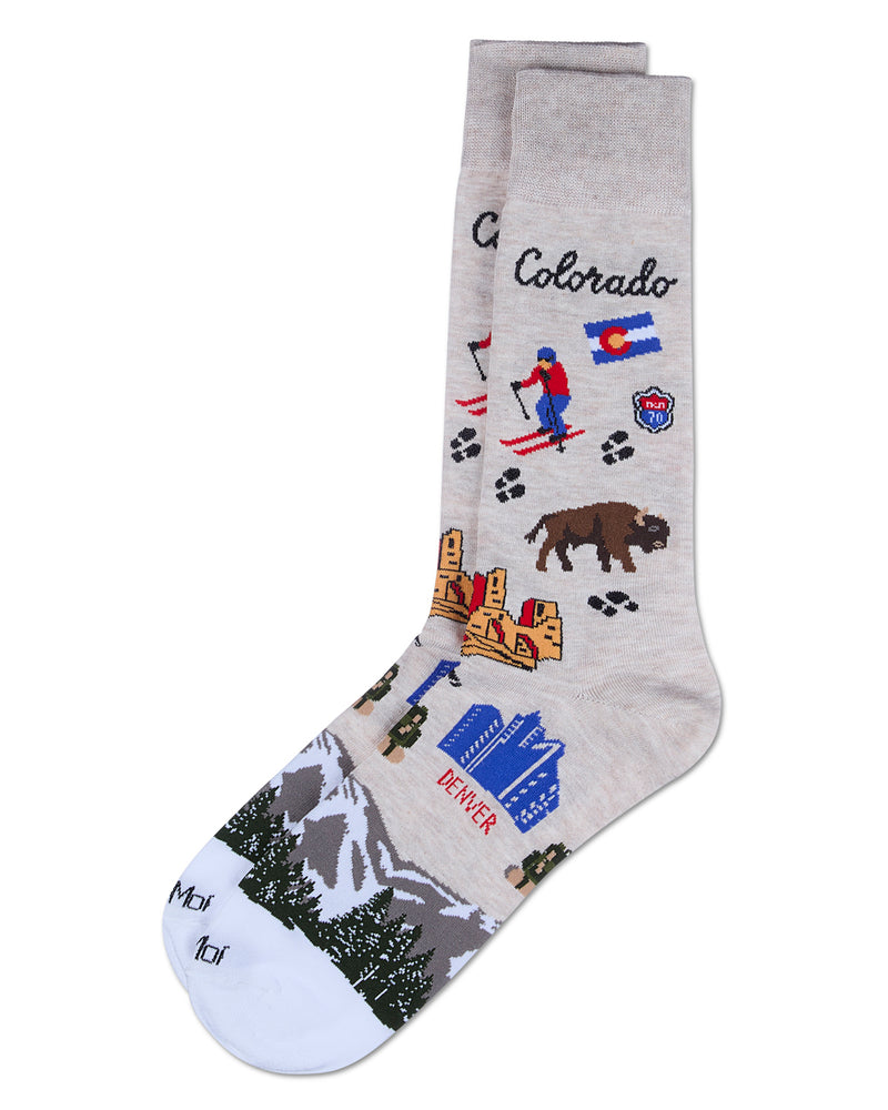 Men's Colorado Rayon From Bamboo Crew Socks