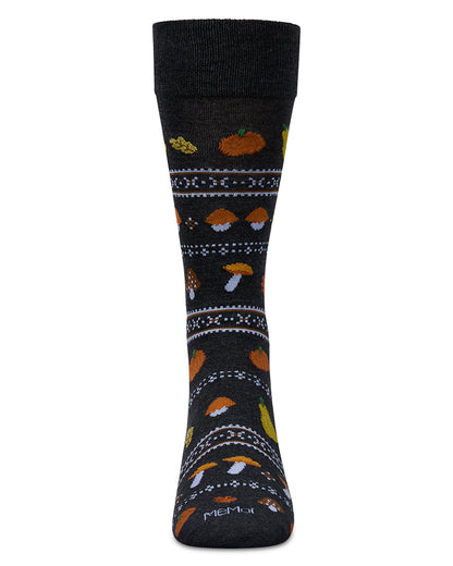 Men's Harvest Rayon From Bamboo Crew Socks : Color: Dark Gray Heather