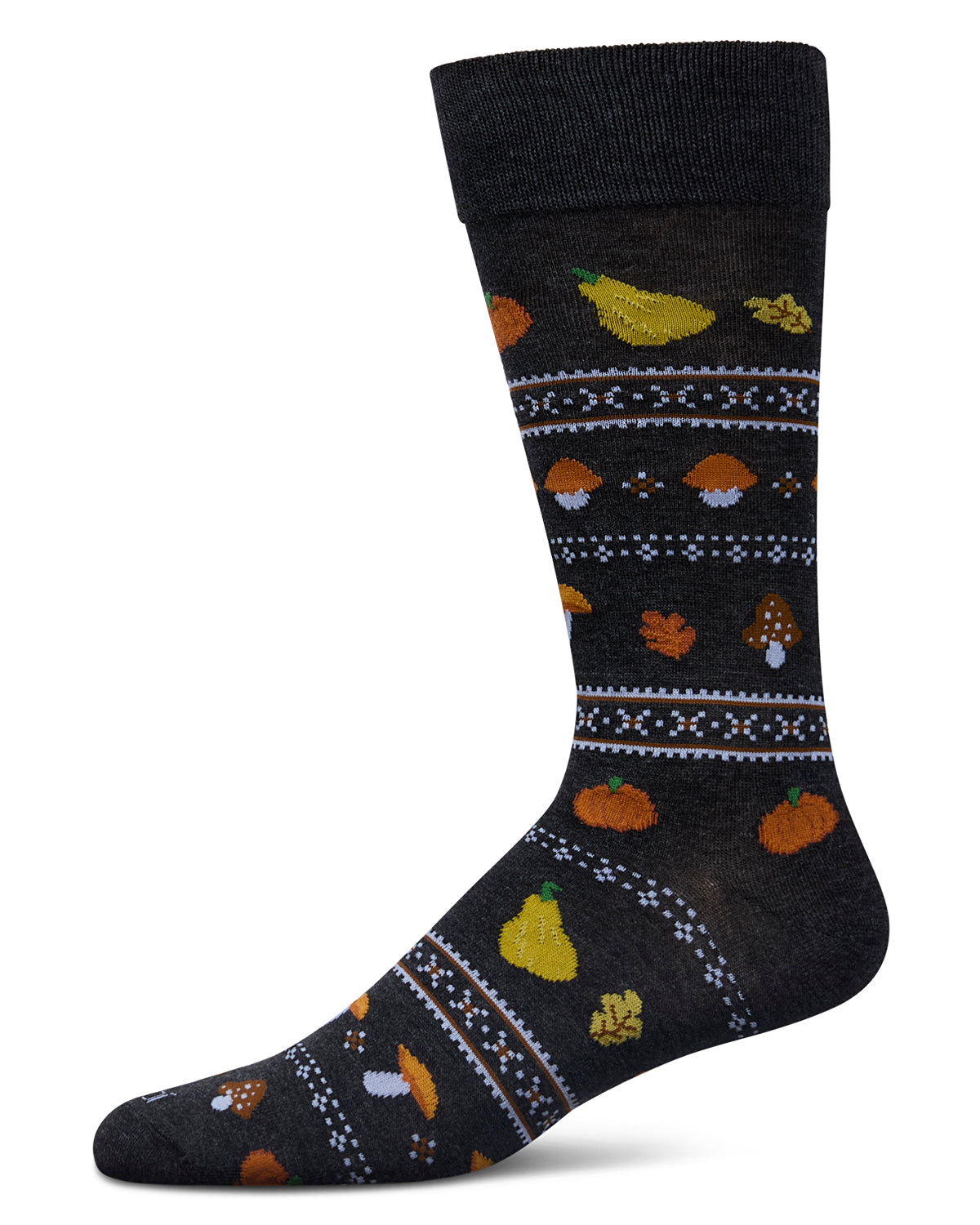 Men's Harvest Rayon From Bamboo Crew Socks : Color: Dark Gray Heather