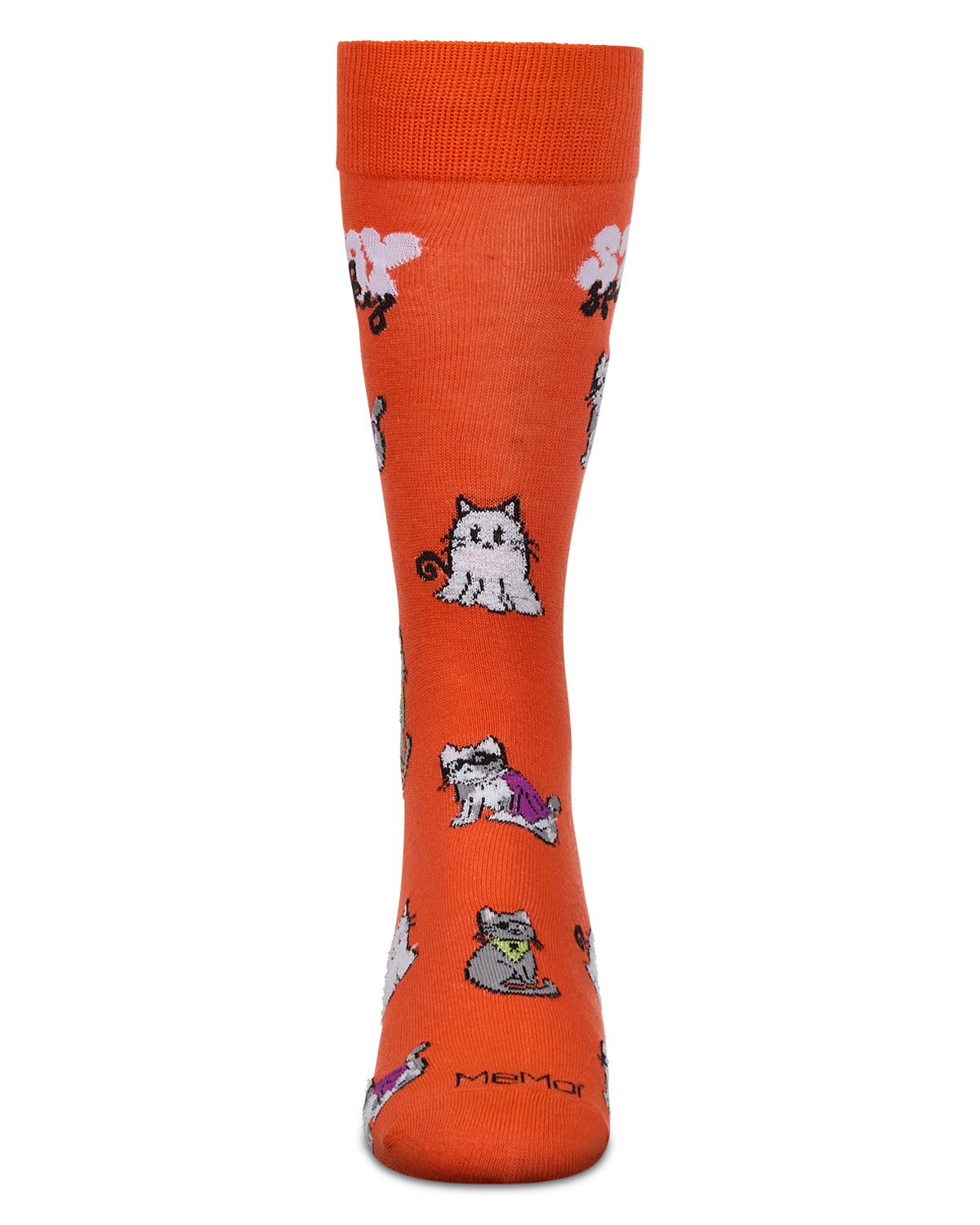 Men's Stay Spooky Holiday Crew Socks : Color: Orange