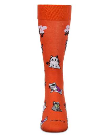 Men's Stay Spooky Holiday Crew Socks : Color: Orange