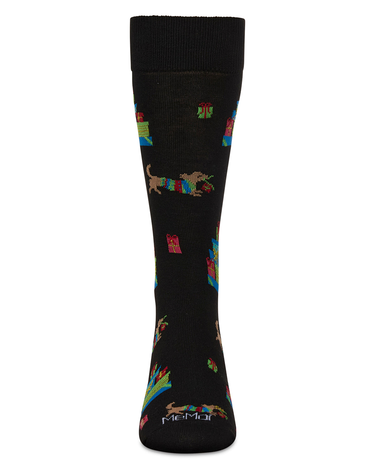 Men's Pile Of Gifts Holiday Crew Socks : Color: Black
