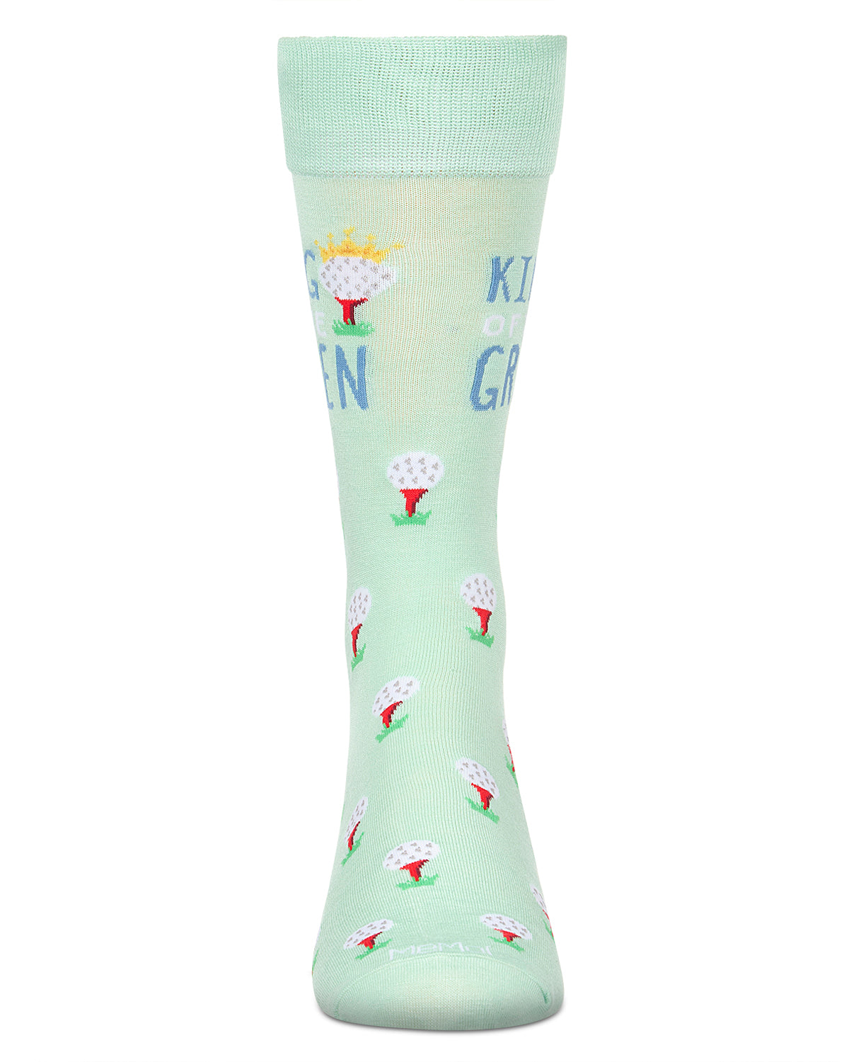 Men's King of the Green Bamboo Crew Socks : Color: Mint