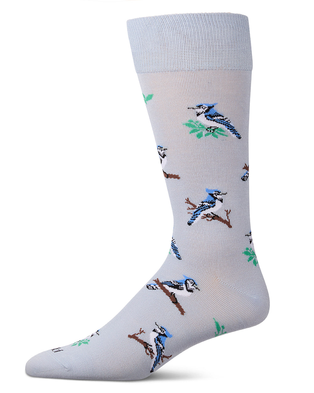 Men's "Blue Jays" Rayon-Blend Novelty Crew Sock $9