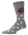 Men's "Highland Cow Holiday" Christmas Novelty Crew Sock