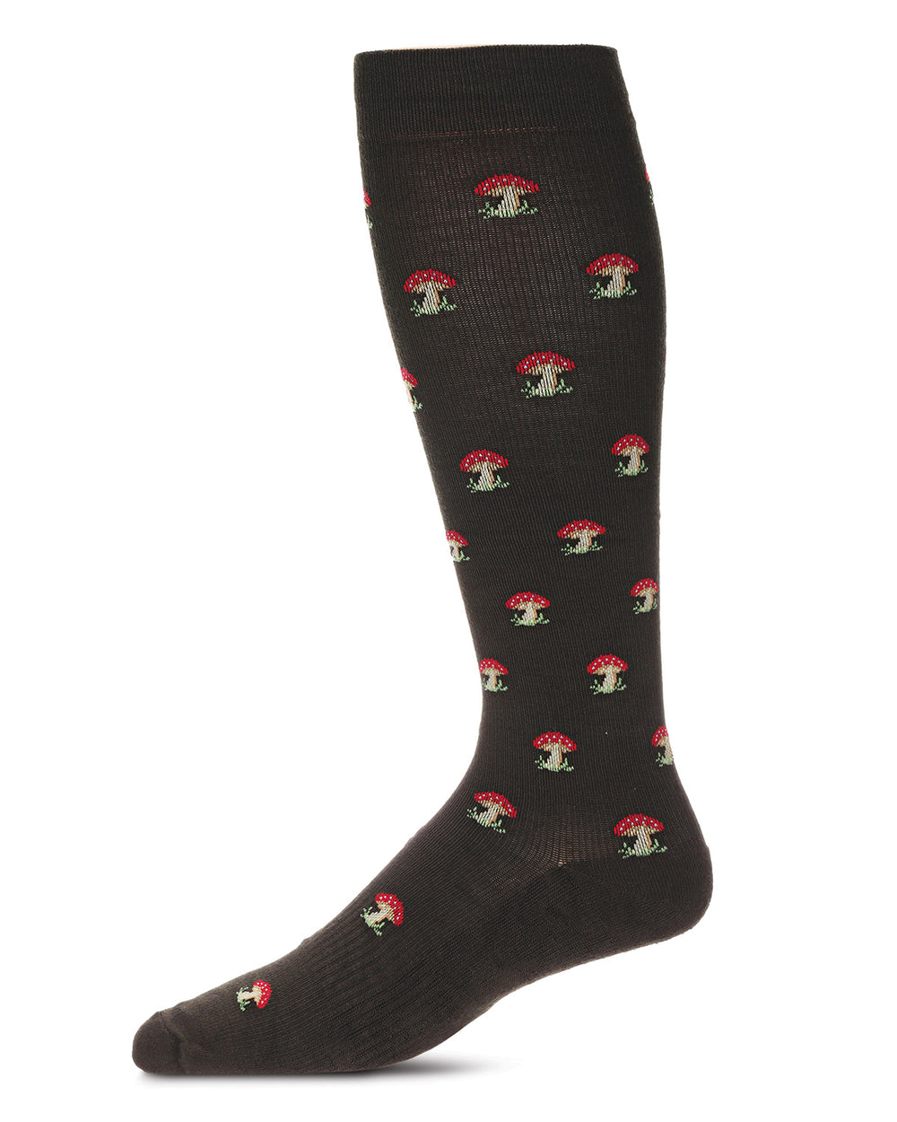 Mushrooms 8-15 mmhg Bamboo Blend Graduated Compression Socks : Color: Rosin